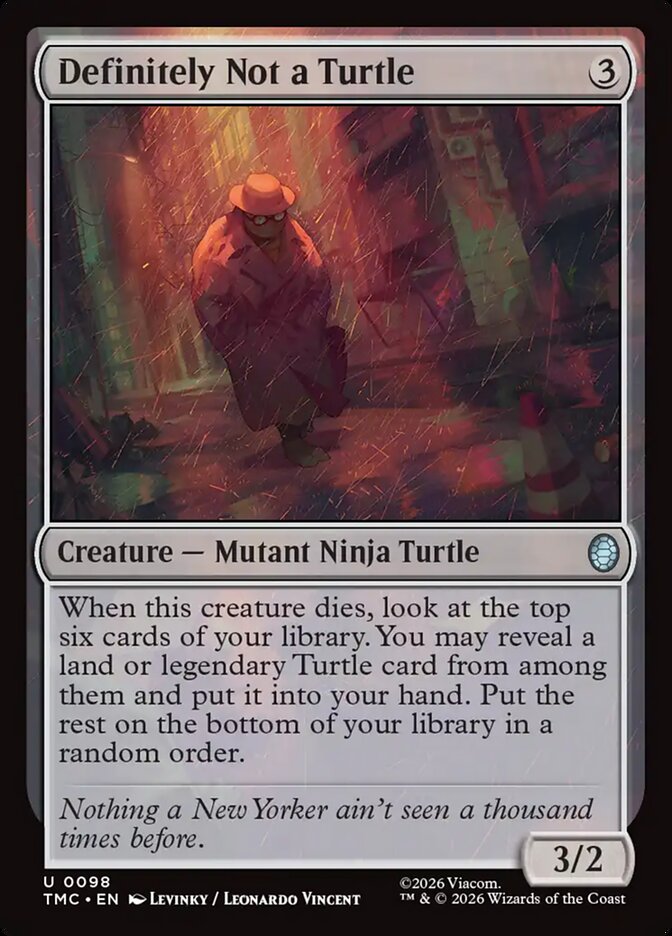 Definitely Not a Turtle - Magic: The Gathering - MoxLand