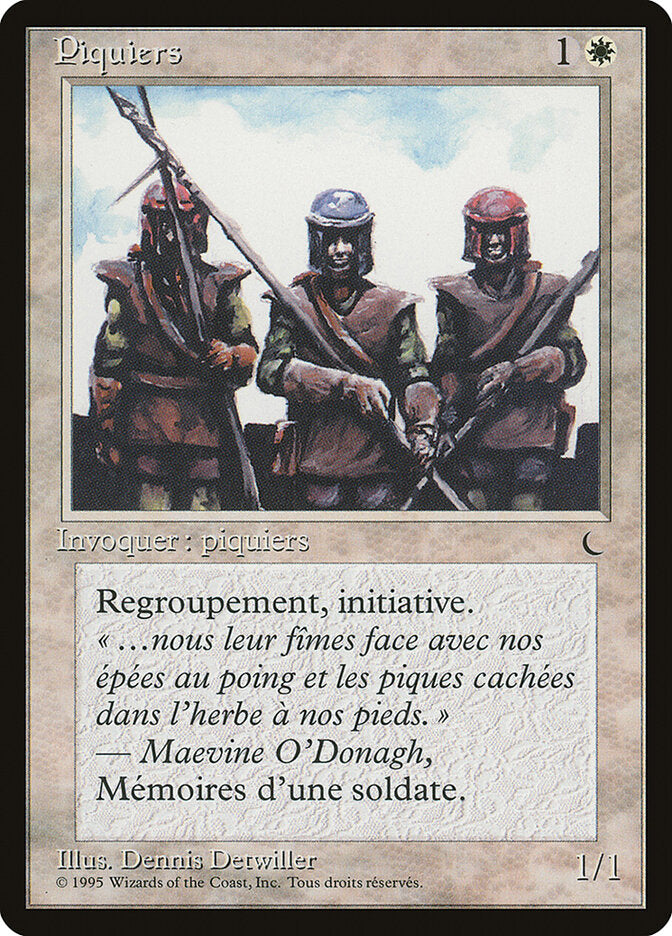 Piqueiros / Pikemen - Magic: The Gathering - MoxLand