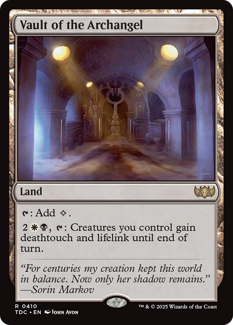 Câmara do Arcanjo / Vault of the Archangel - Magic: The Gathering - MoxLand