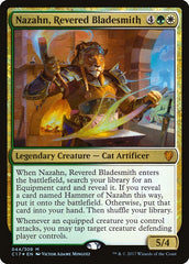 Nazahn, Cuteleiro Reverenciado / Nazahn, Revered Bladesmith - Magic: The Gathering - MoxLand