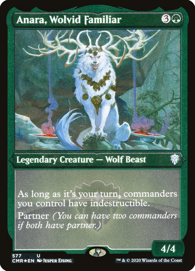 Anara, Familiar Lupídea / Anara, Wolvid Familiar - Magic: The Gathering - MoxLand