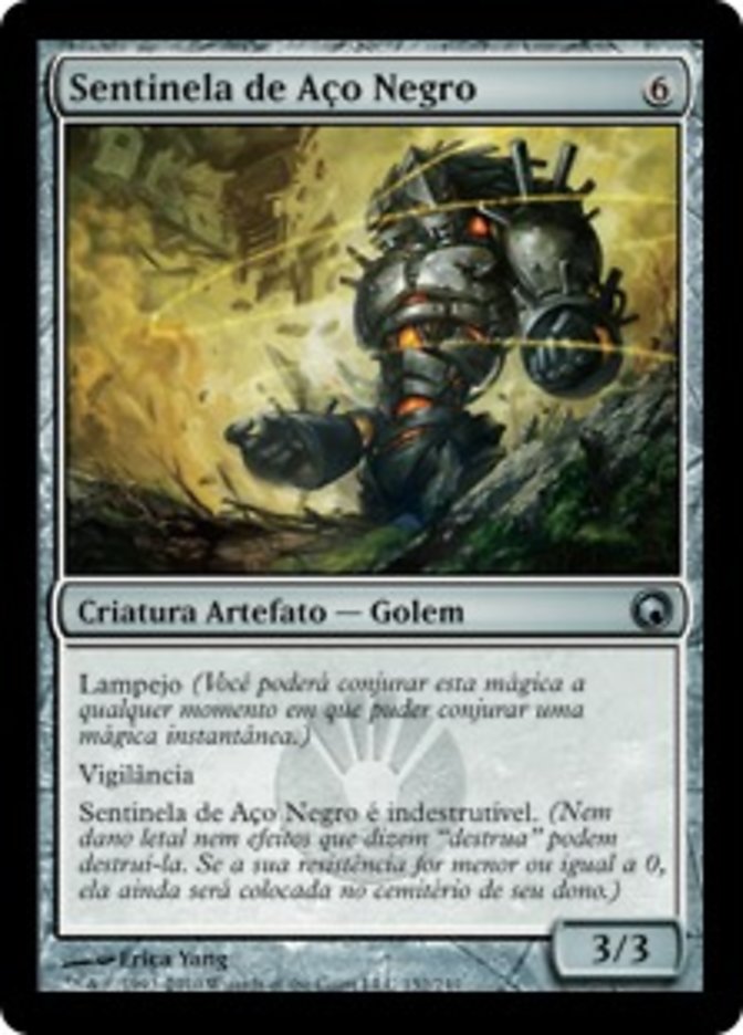 Sentinela de Aço Negro / Darksteel Sentinel - Magic: The Gathering - MoxLand