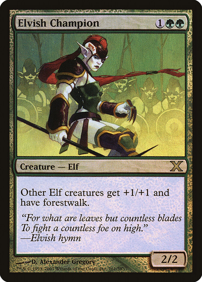Campeão Élfico / Elvish Champion - Magic: The Gathering - MoxLand