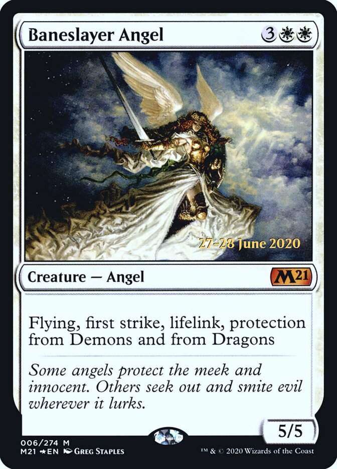 Anjo Exterminador do Mal / Baneslayer Angel - Magic: The Gathering - MoxLand