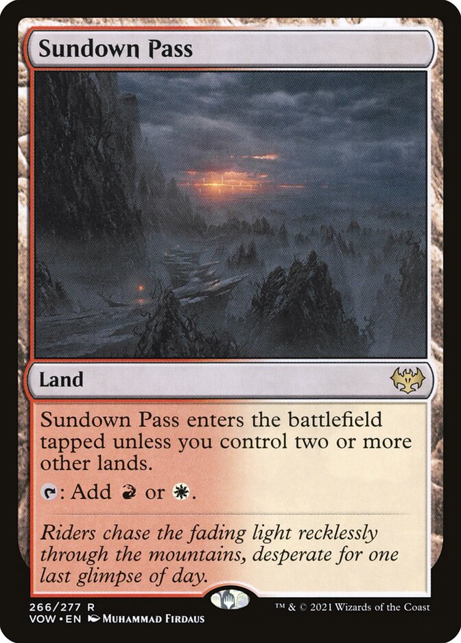 Passo do Poente / Sundown Pass - Magic: The Gathering - MoxLand
