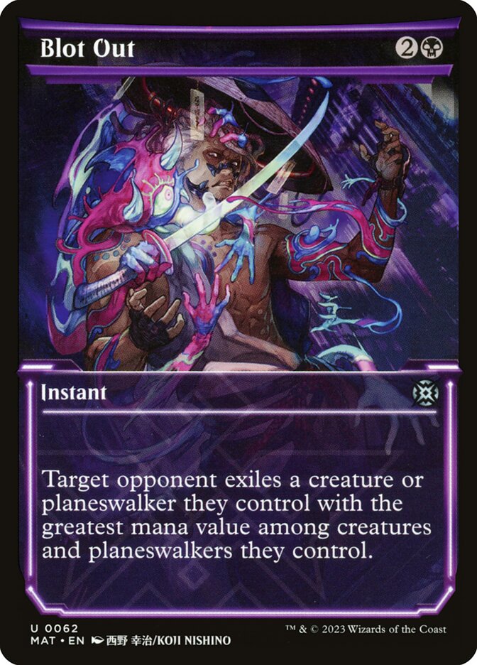 Obscurecer / Blot Out - Magic: The Gathering - MoxLand