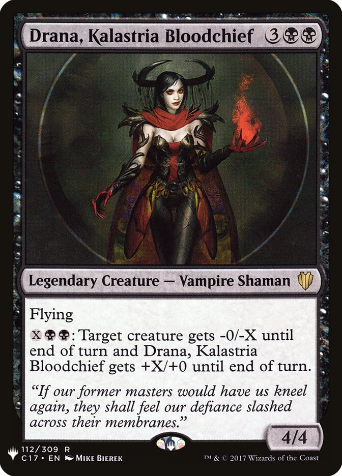 Drana, Grão-vampiro Kalastria / Drana, Kalastria Bloodchief - Magic: The Gathering - MoxLand