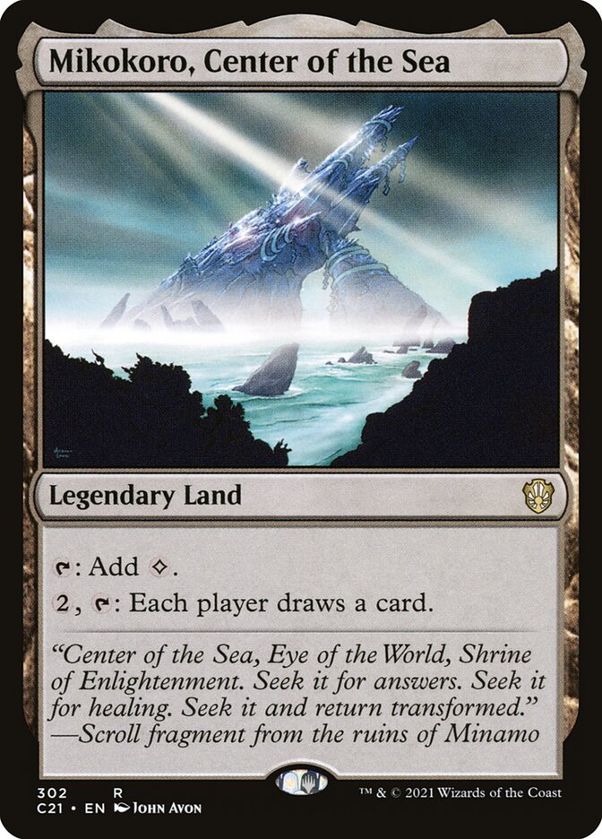 Mikokoro, Centro do Mar / Mikokoro, Center of the Sea - Magic: The Gathering - MoxLand