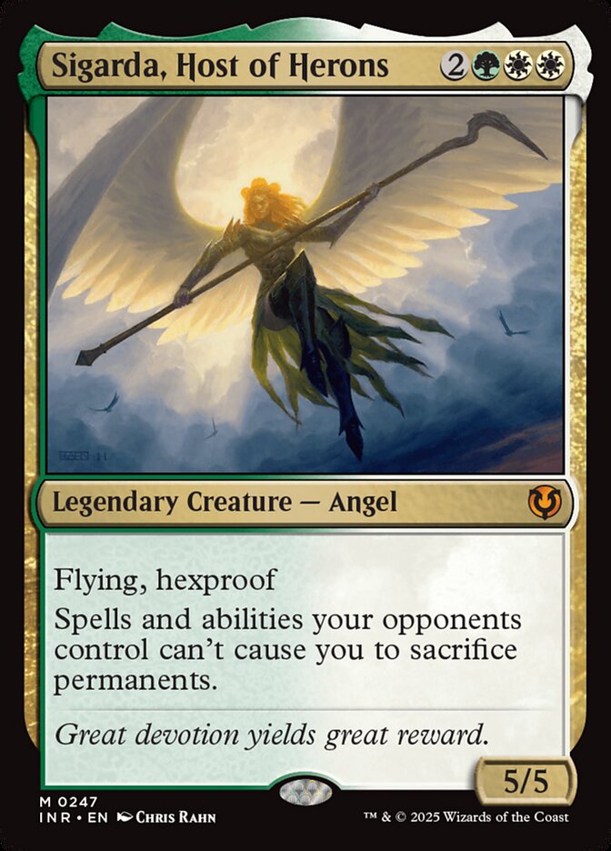 Sigarda, Hoste das Garças / Sigarda, Host of Herons - Magic: The Gathering - MoxLand