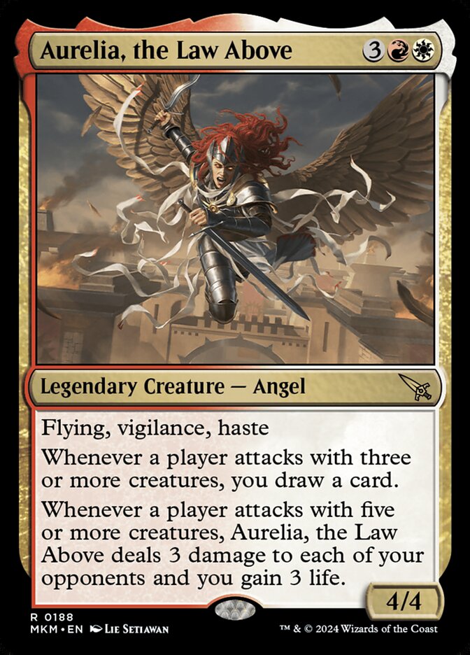 Aurélia, A Lei das Alturas / Aurelia, the Law Above - Magic: The Gathering - MoxLand