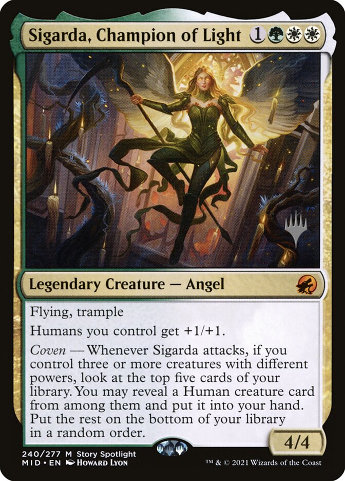 Sigarda, Campeã da Luz / Sigarda, Champion of Light - Magic: The Gathering - MoxLand
