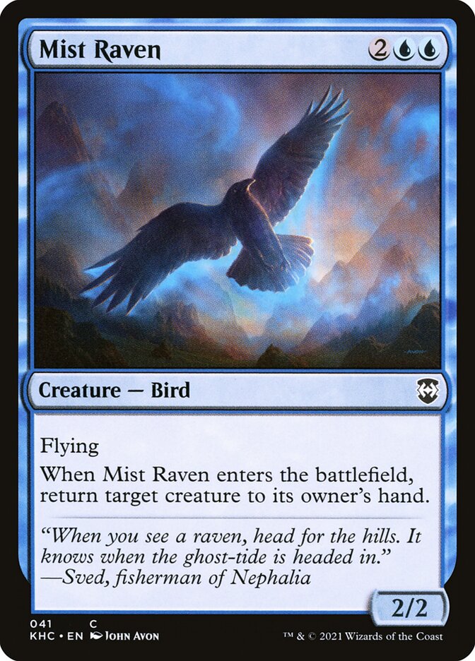 Corvo das Brumas / Mist Raven - Magic: The Gathering - MoxLand