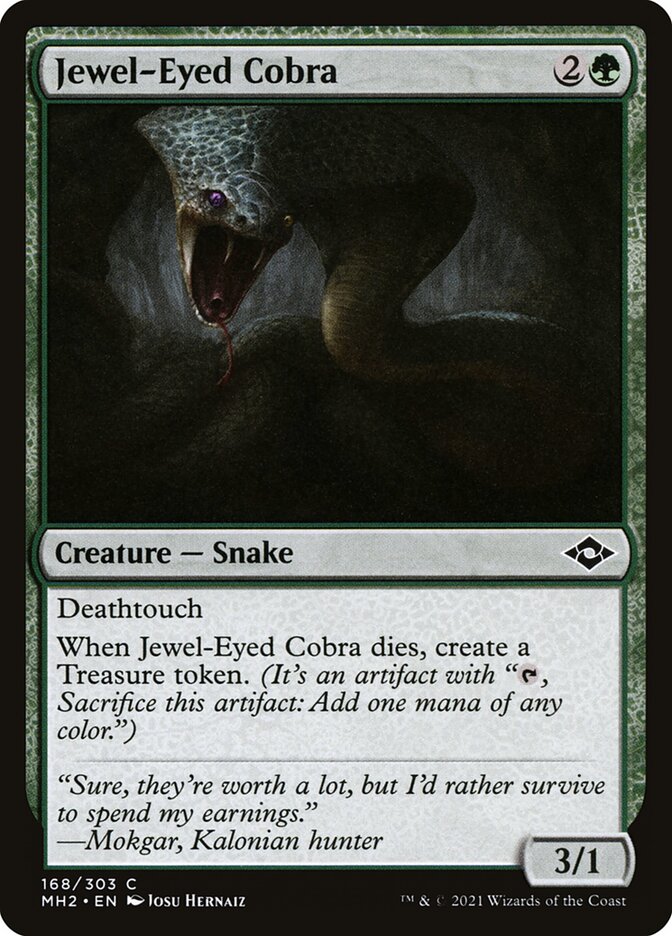 Naja Olho-de-joia / Jewel-Eyed Cobra - Magic: The Gathering - MoxLand