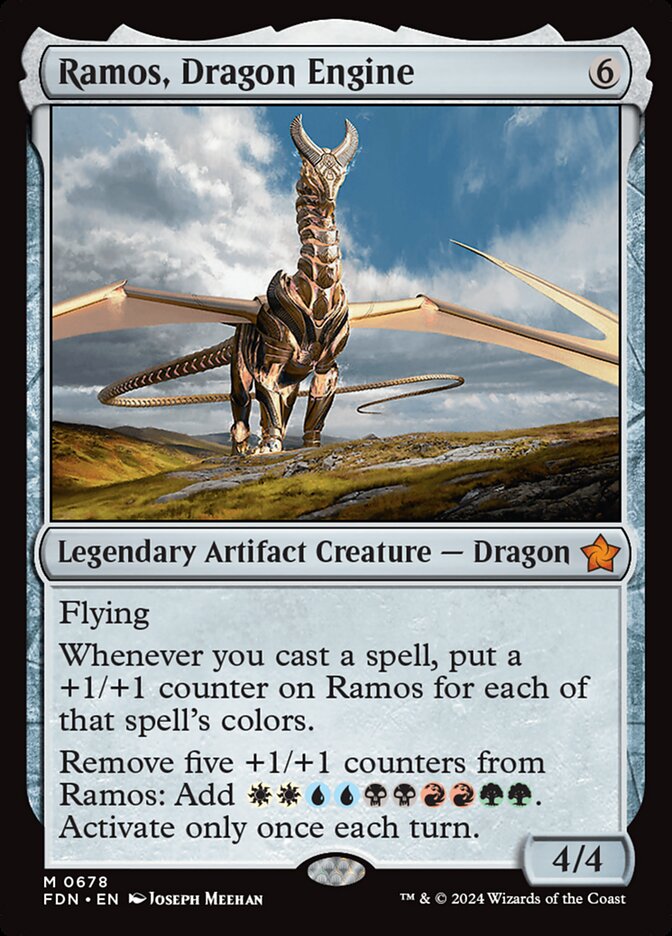 Ramos, Dragão Mecânico / Ramos, Dragon Engine - Magic: The Gathering - MoxLand