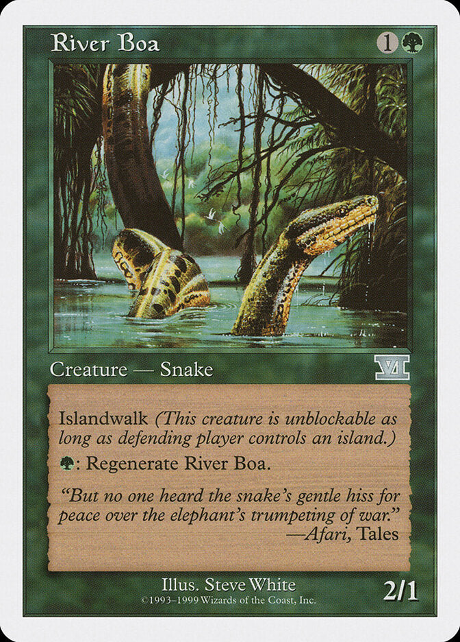 Jiboia / River Boa - Magic: The Gathering - MoxLand