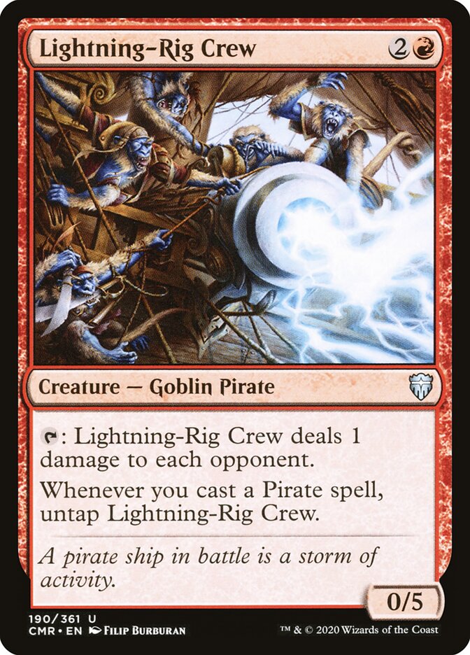 Tripulação do Aparelho de Raios / Lightning-Rig Crew - Magic: The Gathering - MoxLand
