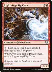 Tripulação do Aparelho de Raios / Lightning-Rig Crew - Magic: The Gathering - MoxLand