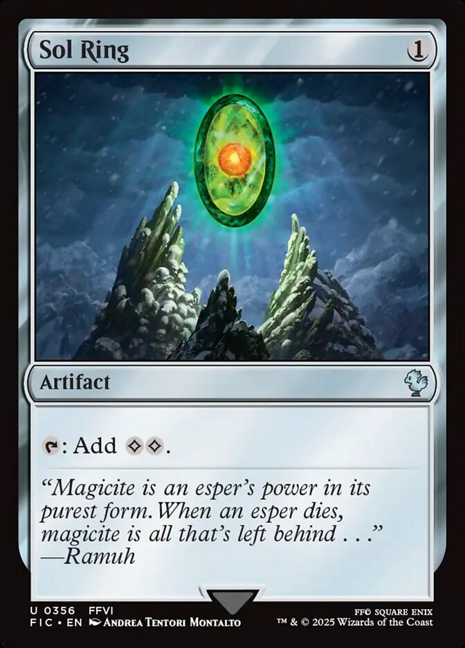 Anel Solar / Sol Ring - Magic: The Gathering - MoxLand