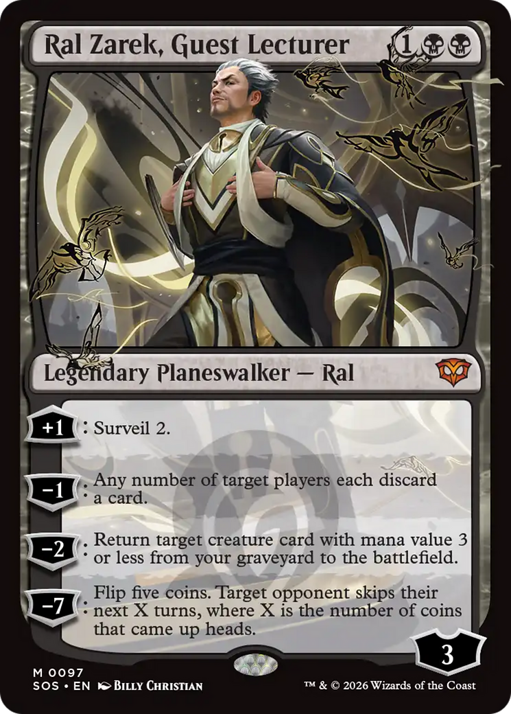 Ral Zarek, Guest Lecturer - Magic: The Gathering - MoxLand