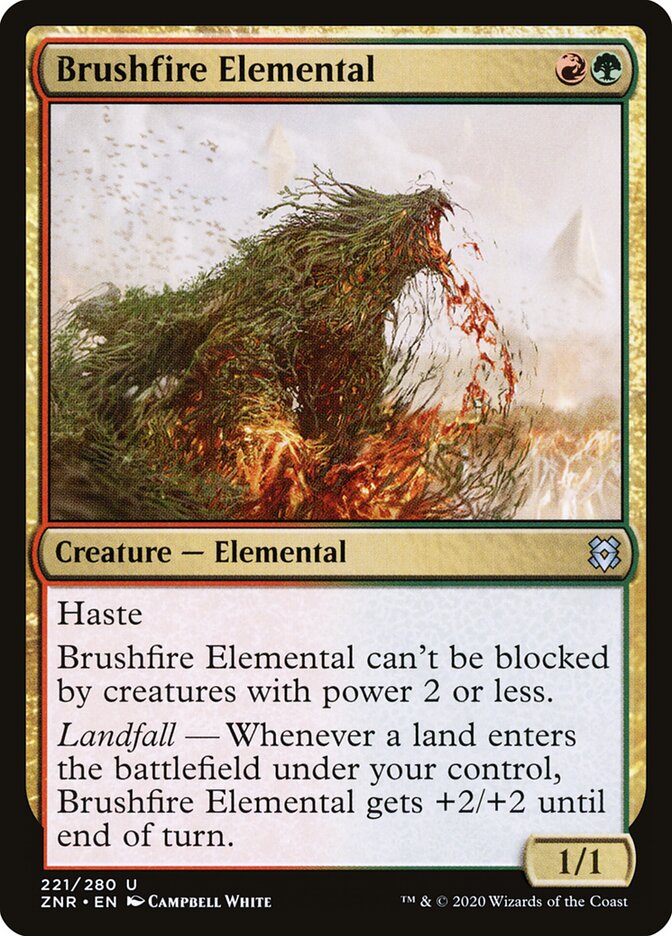 Elemental das Queimadas / Brushfire Elemental - Magic: The Gathering - MoxLand