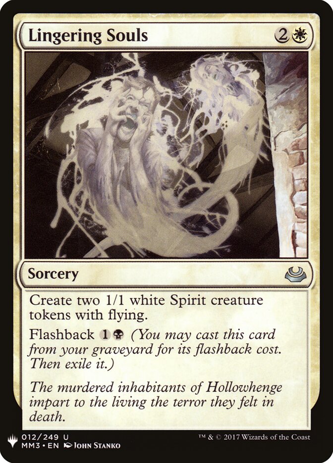 Almas Penadas / Lingering Souls - Magic: The Gathering - MoxLand