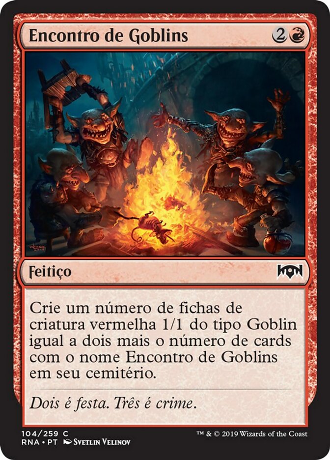 Encontro de Goblins / Goblin Gathering - Magic: The Gathering - MoxLand