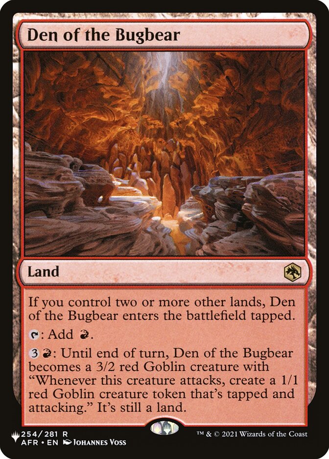 Covil do Bugurso / Den of the Bugbear - Magic: The Gathering - MoxLand