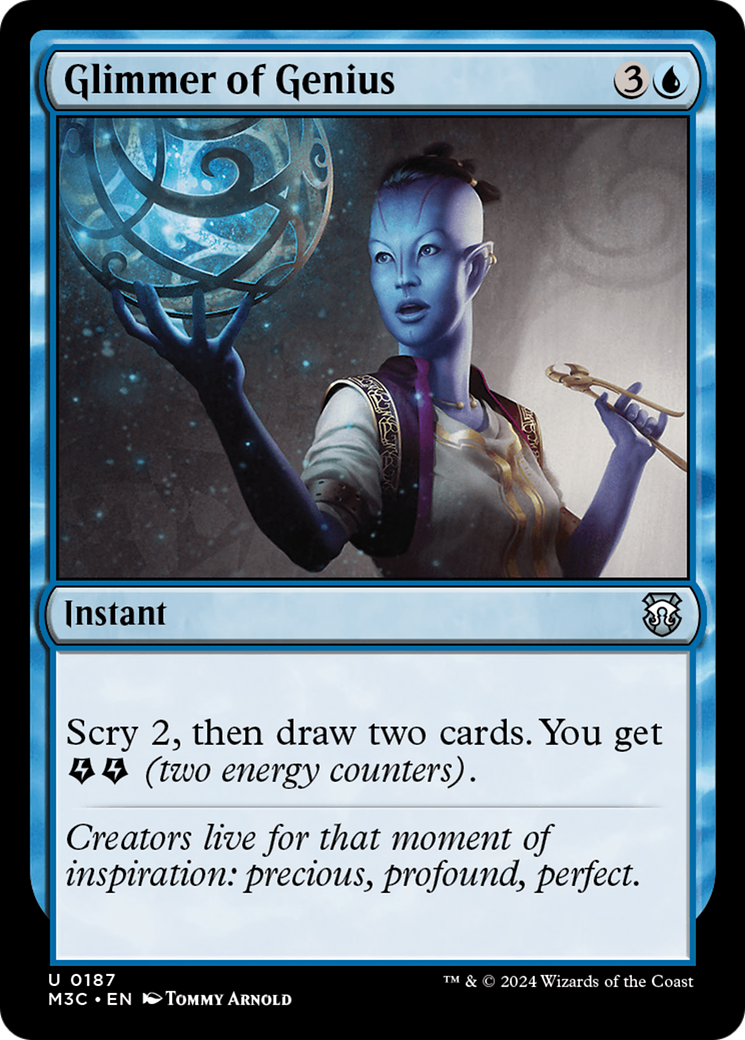Lampejo de Genialidade / Glimmer of Genius - Magic: The Gathering - MoxLand