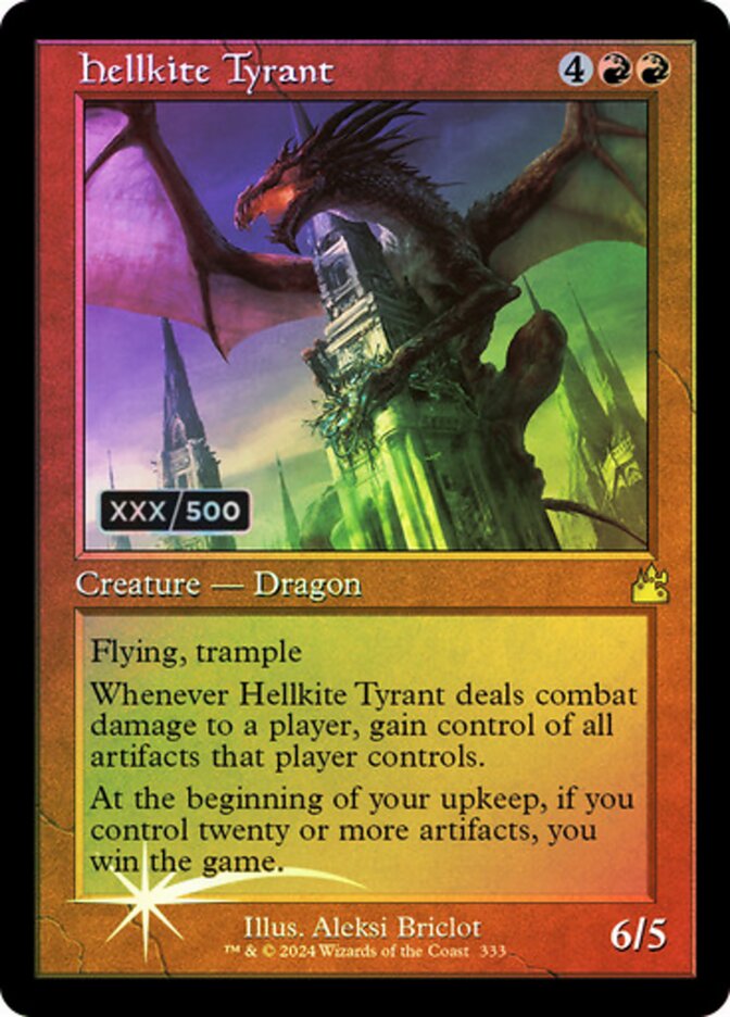 Tirano Dragão Avérneo / Hellkite Tyrant - Magic: The Gathering - MoxLand