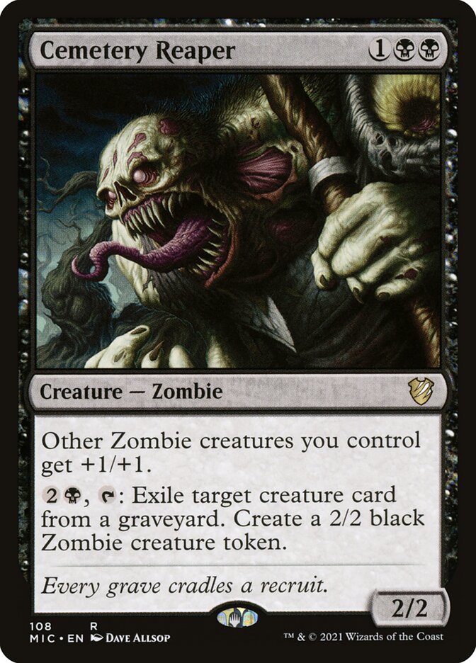 Colhedor de Cemitério / Cemetery Reaper - Magic: The Gathering - MoxLand