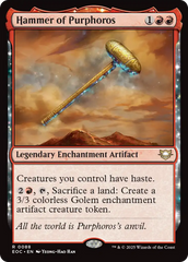 Martelo de Púrforo / Hammer of Purphoros - Magic: The Gathering - MoxLand