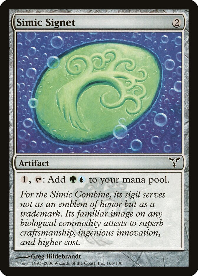 Sinete Simic / Simic Signet - Magic: The Gathering - MoxLand