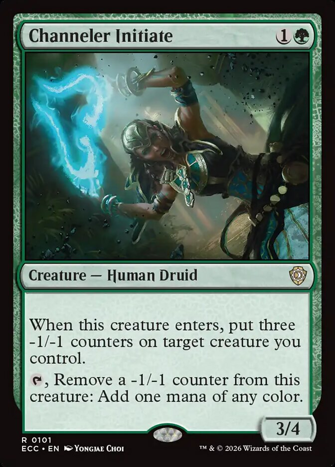 Iniciada Canalizadora / Channeler Initiate - Magic: The Gathering - MoxLand