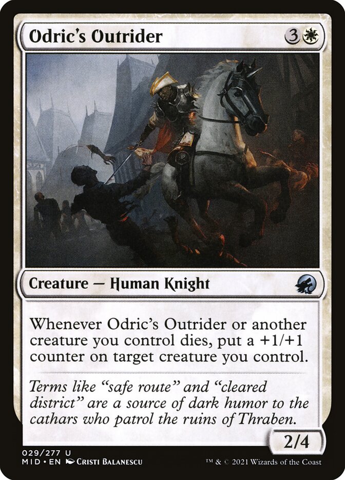 Vanguardeiro de Odric / Odric's Outrider - Magic: The Gathering - MoxLand
