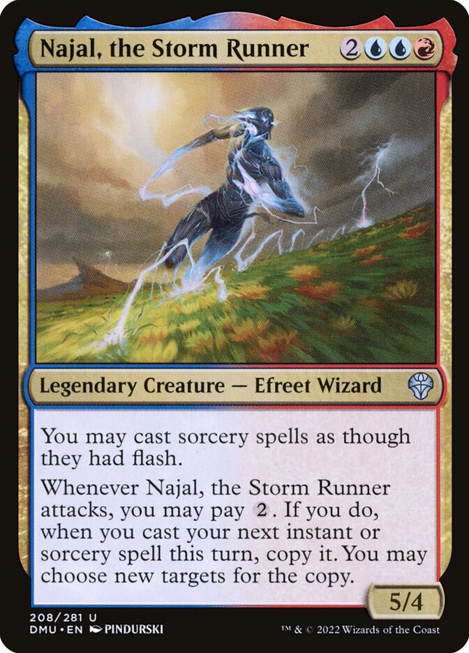 Najal, o Corredor das Tempestades / Najal, the Storm Runner - Magic: The Gathering - MoxLand
