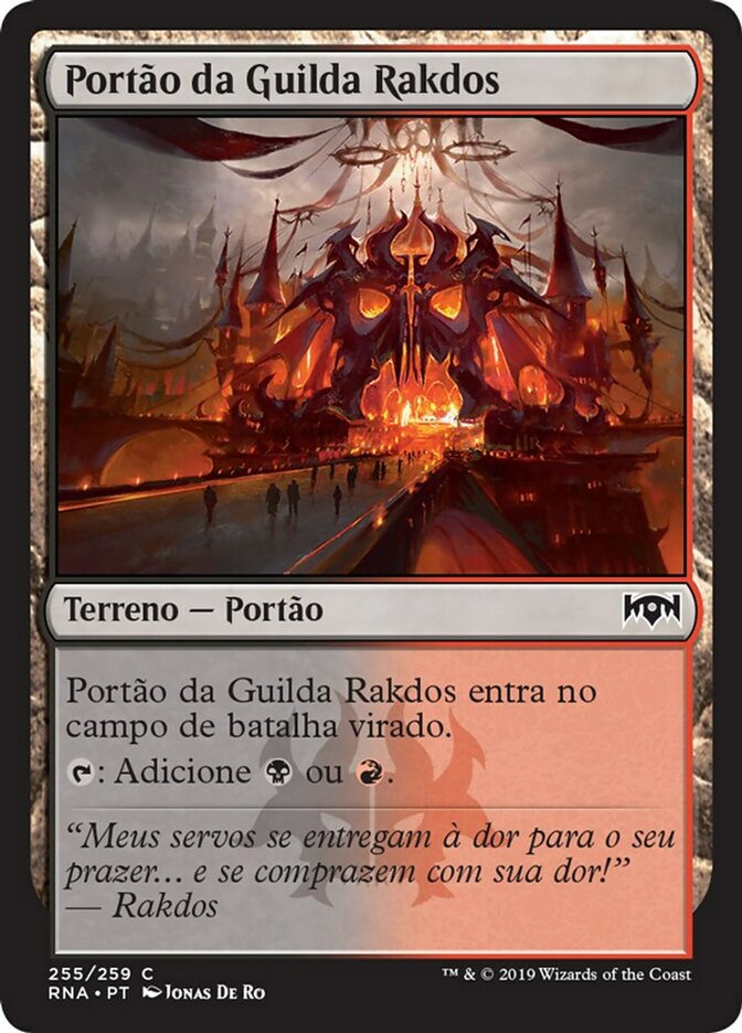 Portão da Guilda Rakdos / Rakdos Guildgate - Magic: The Gathering - MoxLand