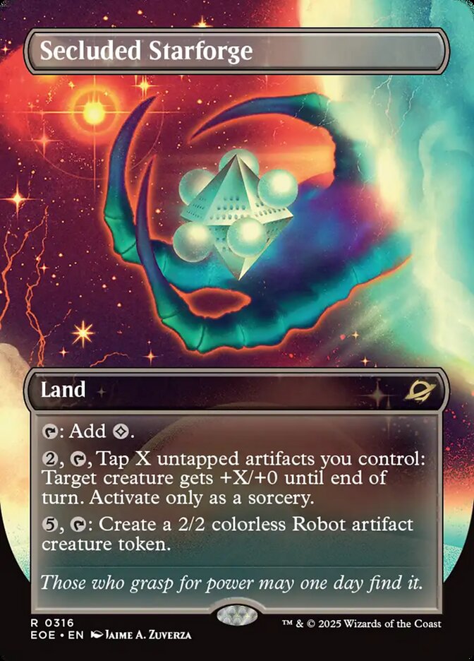 Anomalia do Espaço-Tempo / Secluded Starforge - Magic: The Gathering - MoxLand