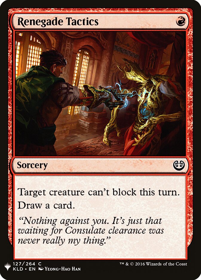 Tática dos Renegados / Renegade Tactics - Magic: The Gathering - MoxLand