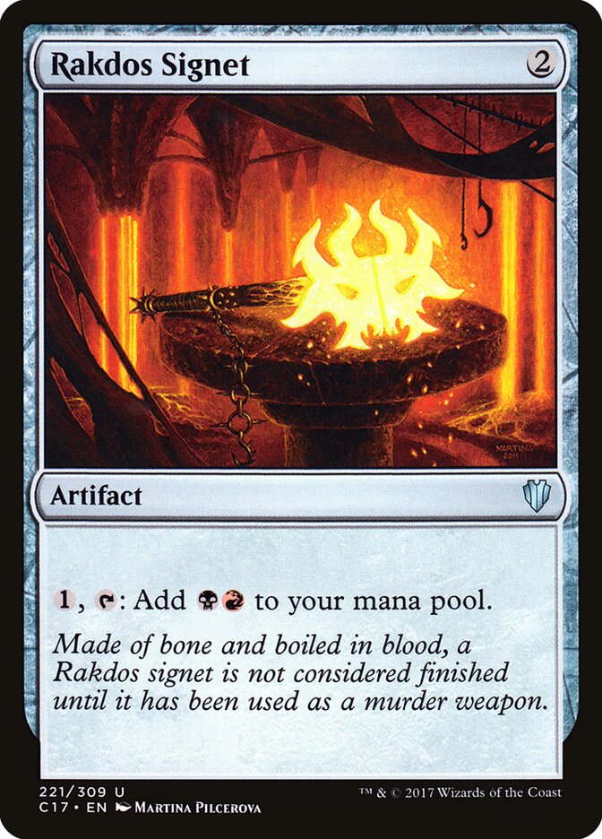 Sinete Rakdos / Rakdos Signet - Magic: The Gathering - MoxLand