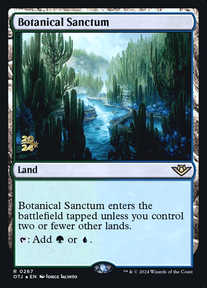 Santuário Botânico / Botanical Sanctum - Magic: The Gathering - MoxLand