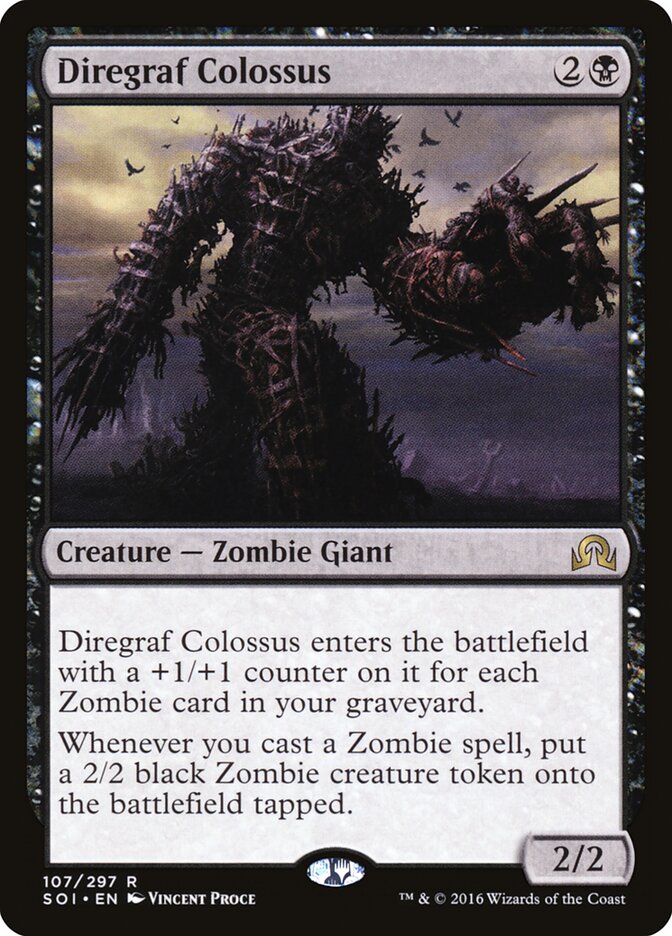 Colosso do Cemitério do Terror / Diregraf Colossus - Magic: The Gathering - MoxLand