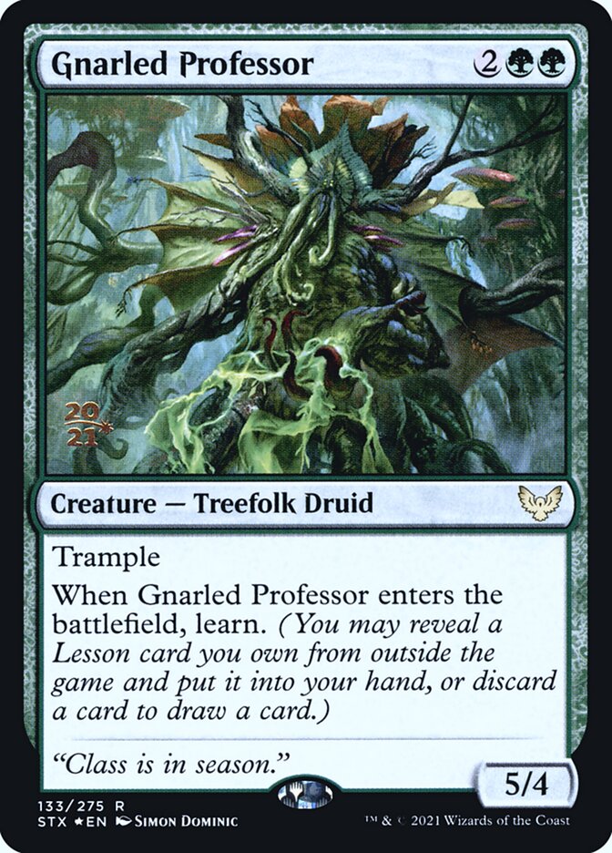 Professor Nodoso / Gnarled Professor - Magic: The Gathering - MoxLand