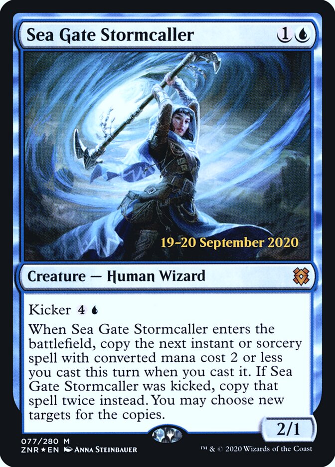 Evocadora de Tormenta de Portão / Sea Gate Stormcaller - Magic: The Gathering - MoxLand