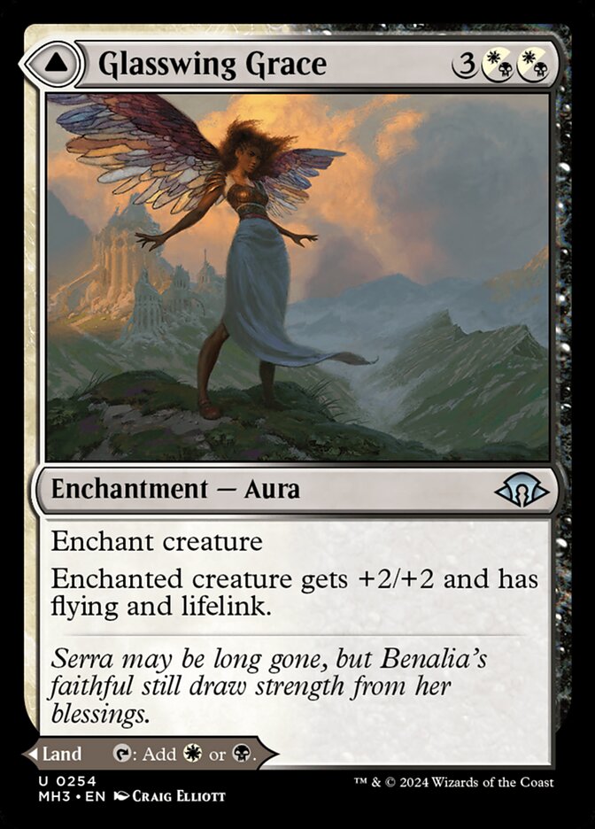 Graça das Asas de Vidro / Glasswing Grace - Magic: The Gathering - MoxLand
