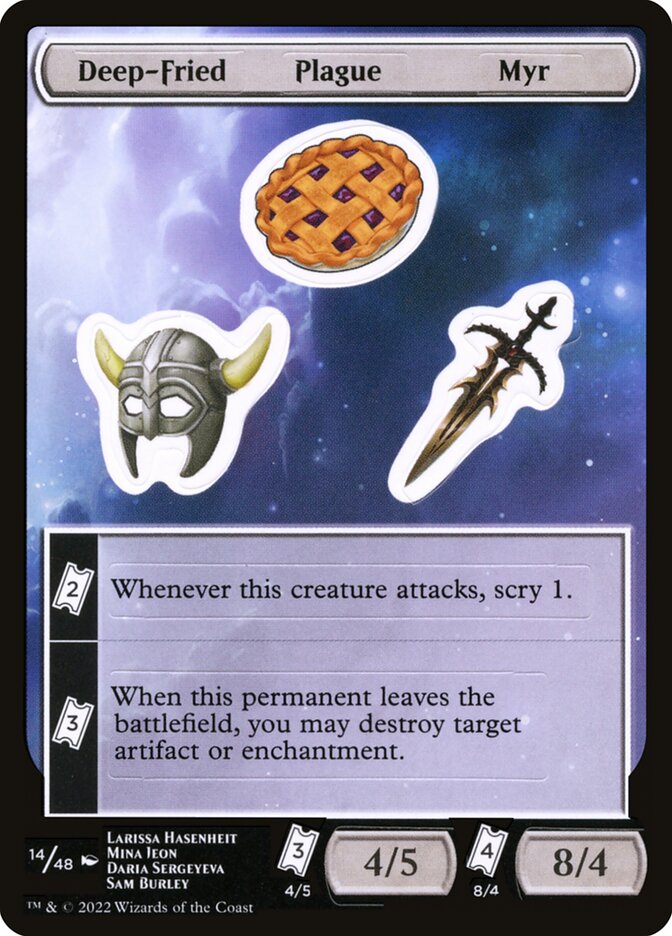 Deep-Fried Plague Myr - Magic: The Gathering - MoxLand