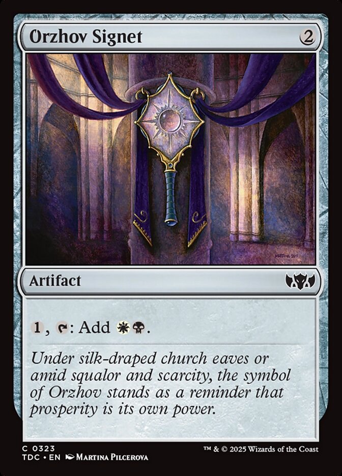 Sinete Orzhov / Orzhov Signet - Magic: The Gathering - MoxLand