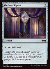 Sinete Orzhov / Orzhov Signet - Magic: The Gathering - MoxLand