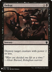 Destruir / Defeat - Magic: The Gathering - MoxLand