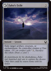 Exílio de Zuko / Zuko's Exile - Magic: The Gathering - MoxLand