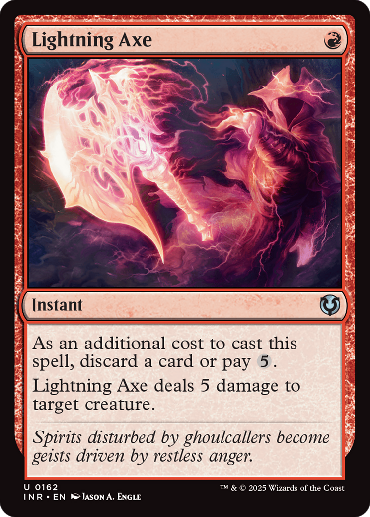Machado Relampejante / Lightning Axe - Magic: The Gathering - MoxLand